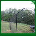 Black galavnized angle post chain link fence