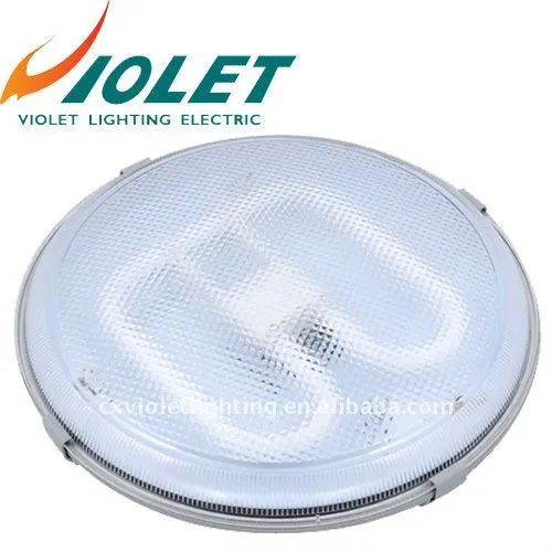 Round Weatherproof Lighting Fixtures 1x55W 2D Lamp
