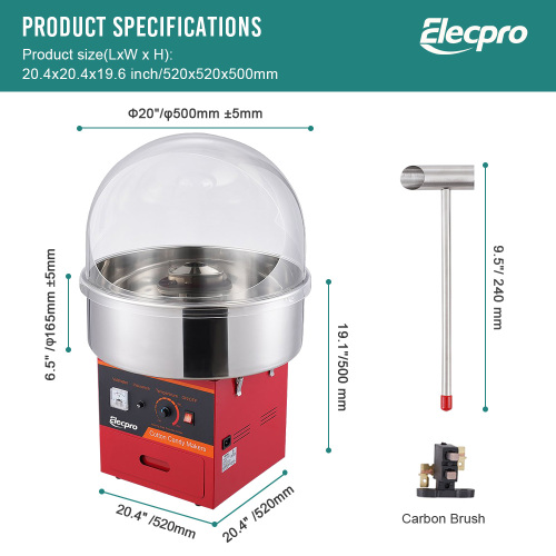 Small Cotton Candy Machine Commercial Cotton Candy Machine with Cover Supplier