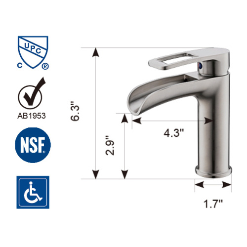 Bathroom Sink Faucet Single Hole Single Handle