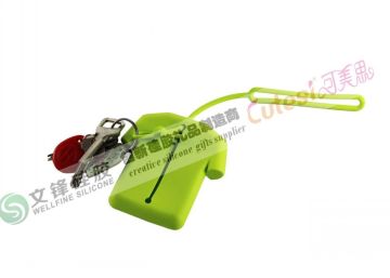 Pocket Designer Ladies Silicone Key Case / Coin Pouch Red, Pink, Green