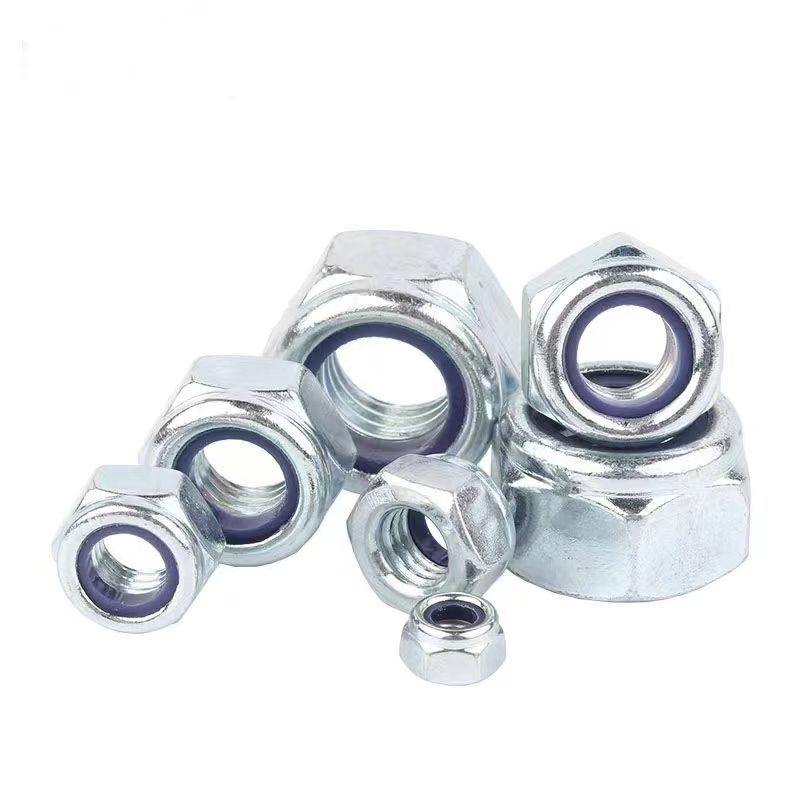 Galvanized Nylon Locking Non-slip Nuts