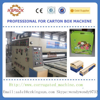 carton box printing machine