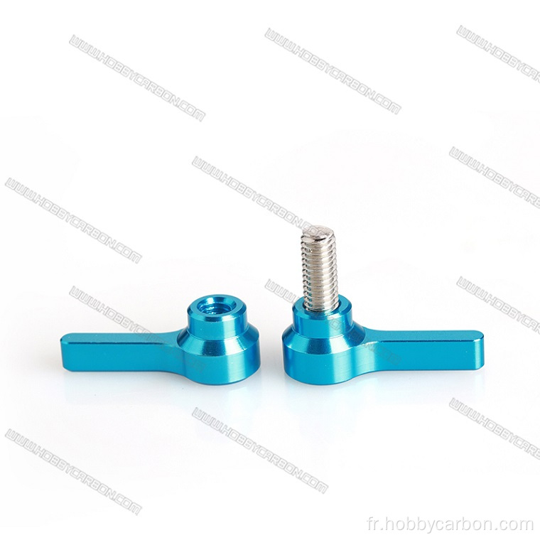 vis à oreilles 7075 service OEM ODM en aluminium