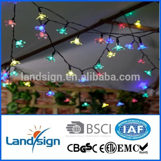 Cixi Landsign outdoor decorative holiday living lights series solar christmas light XLTD-116 christmas led light