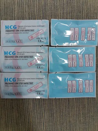 Self-check colloidal gold female urination hcg pregnancy