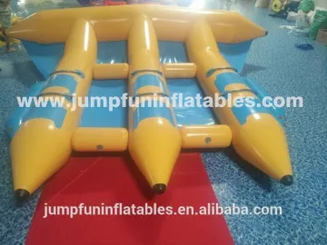 2015 hot sale Inflatable Banana Flyfish Boats/PVC Banana Fish/Water Flying Banana