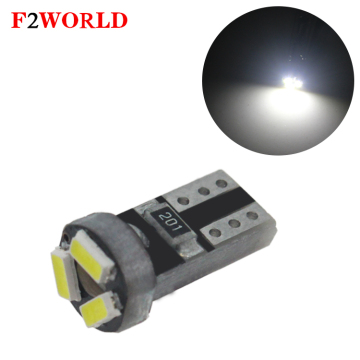 T5 3SMD LED 6000K White Instrument Panel Dash Light Bulb - Compatible with T5 Wedge Type 74 17 18 37 70 2721