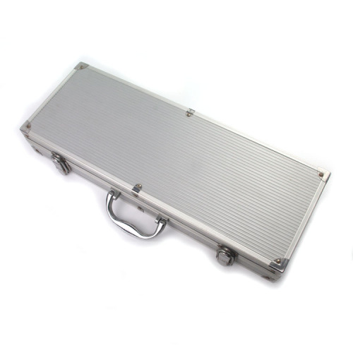 4pc BBQ set in aluminum box