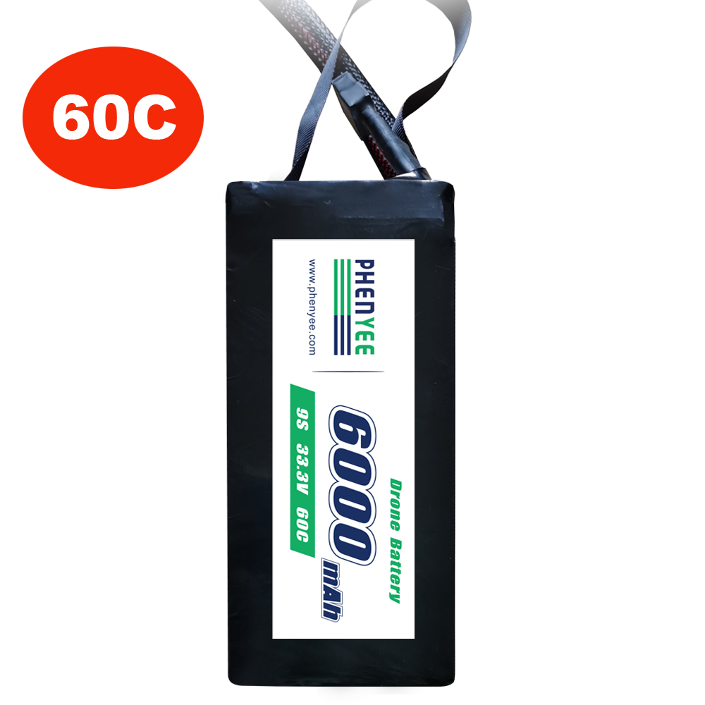 9s 60c 6000mAh Bateria para UAV de asa fixa