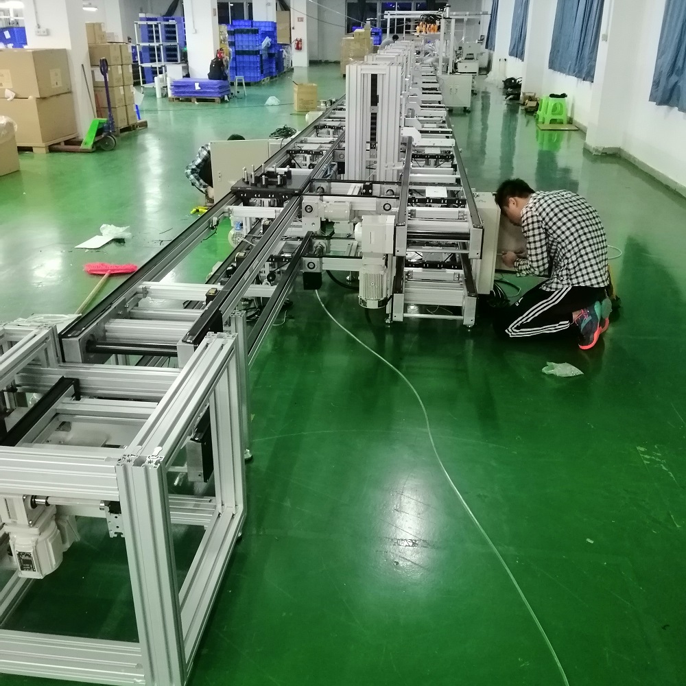 Pallet Conveyor System In Household Production Line