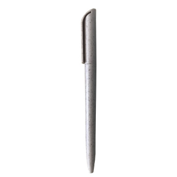 Customized Logo Printed Advertising Cheap Degradable Wheat Straw Ballpoint Pen