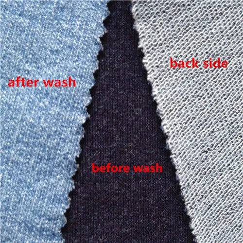 cotton fabric wholesale cotton knit denim terry