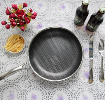 Wok de acero inoxidable para el medio ambiente y saludable