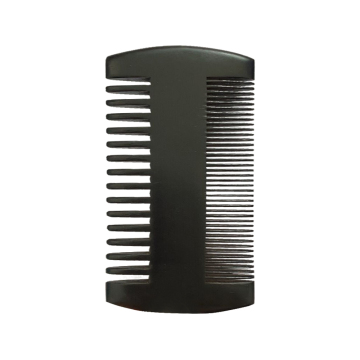 Low MOQ Natural Wooden Double-Side Tooth Beard Comb