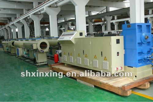 High Efficiency Single Screw PP PE Pipe Extrusion Line