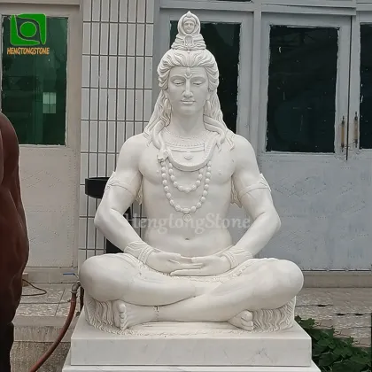 White Marble India Lord Shiva Statue