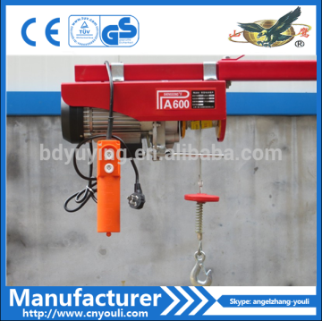220V 1PPA mini electric hoist 300kg