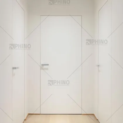 Hidden Door Modern Solid Wooden Grained Flush Design Invisible Door with Invisible Hinge