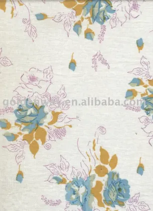 LINEN RAYON 55/45 PRINT FABRIC