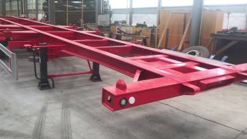Heavy duty 2 Axles Skeleton Semi Trailer