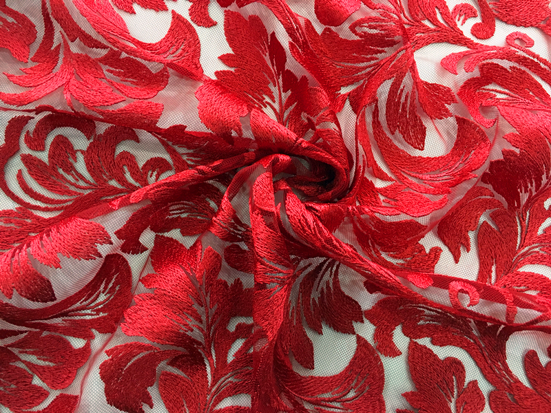 Garment Yarn Embroidery Fabric