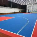 Piso de cancha de baloncesto extraíble / piso internacional de deportes al aire libre