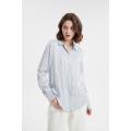 Autumn youth fashion casual temperament striped blouse