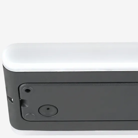 Black Die-Casting Aluminum IP54 Waterproof LED Wall Lamp for Gardens and Streets