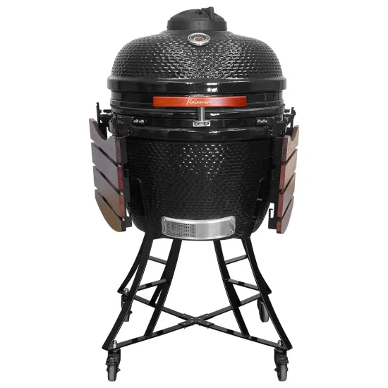 SEB KAMADO Barbecue Gas Grill Orange Ceramic Grill Charcoal Kamado Grill 24 Inch