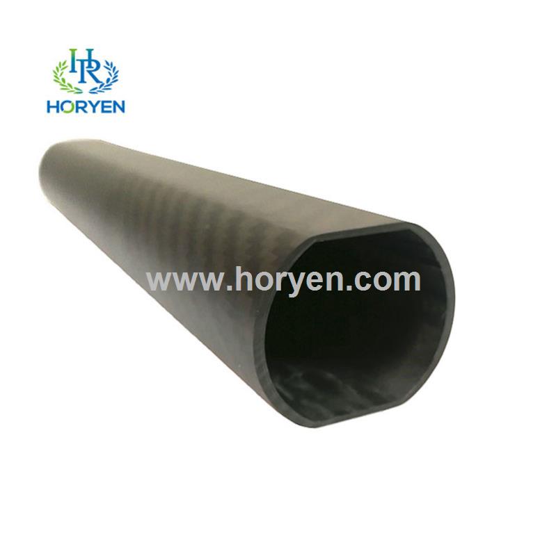 Customized oval square round 3k carbon fiber tube