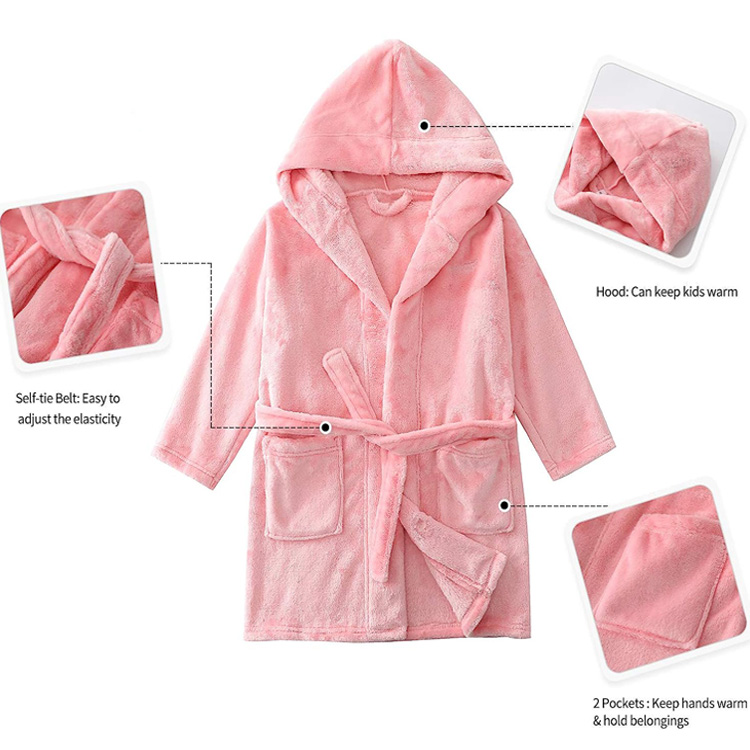 children fleece bathrobe 