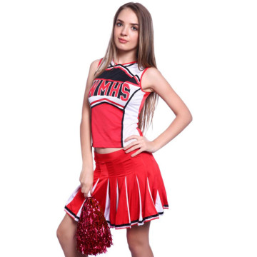 Hot Sale Sexy High School Cheer Musical Glee Baseball Cheerleader Fancy Dress cheerleading Uniform Party Costume