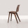 Contemporary Restaurant Solid Wood Dining Morph Chair