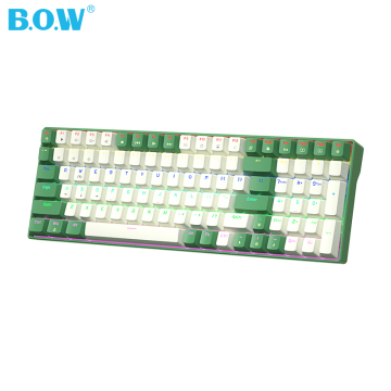 Bogen heißer, swappbarer 100-Tasten-Ergonomic Drahed Gaming Mechanical Tastatur für Laptop und Desktop