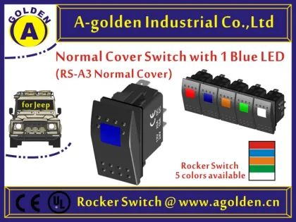 MARINE SWITCH ROCK RED BOAT ROCKER SWITCH WITH AMABER LIGHTS laser carling switch