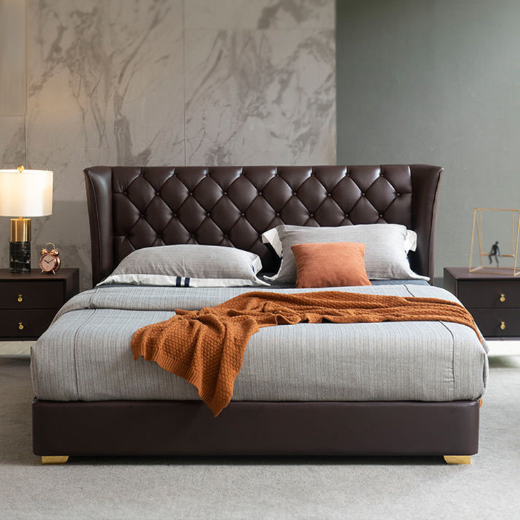 Nội thất Tufted King Bed sang trọng cho biệt thự