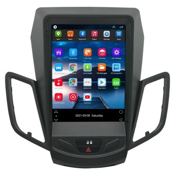 Android Tesla Vertical Screen Car Radio for Ford Fiesta 2009-2017 with DSP GPS Navigation