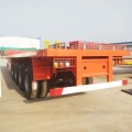 4 Axel flatbed semi trailer