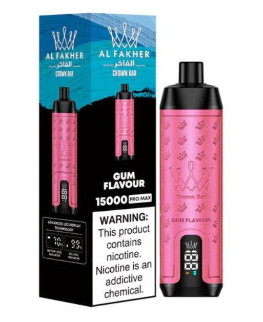 Al Fakher Crown Bar 15000 Puff Disposables Vape