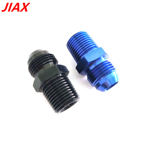 Aluminum Hose Fitting Aluminum Fuel Hose Fitting Adapter Straight Black Anodized Supplier