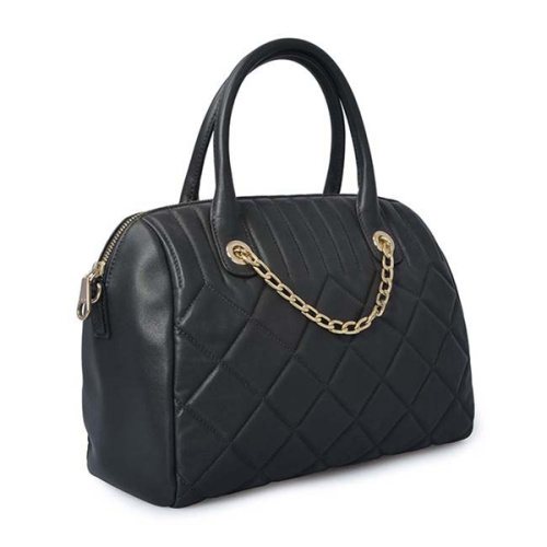 Sac fourre-tout Kuilted pour femme Nappa noir matelassé