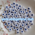 4x7MM Lovely Heart Style Coin Round Beads For Jewelry Making