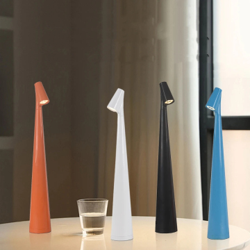Wireless Rechargeable Dimmable LED Desk Lamp for Office, Bedroom, and Reading