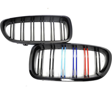 Dla BMW F10 F11 F18 Przysta kratka M5 w stylu plastikowa czarna połysk