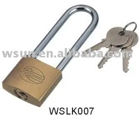 Long Brass Padlock