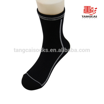 CSP-124 2014 wholesale black bamboo socks for kids