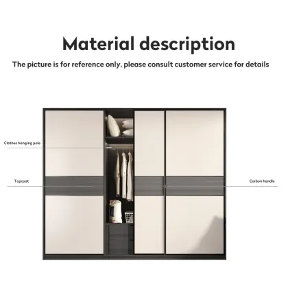 Wardrobe Modern Simple Sliding Sliding Door Home Bedroom