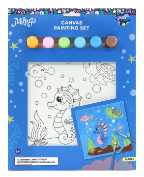 Sea Horse Canvas Painting Kit: สำรวจความคิดสร้างสรรค์ของคุณด้วยศิลปะมหาสมุทร