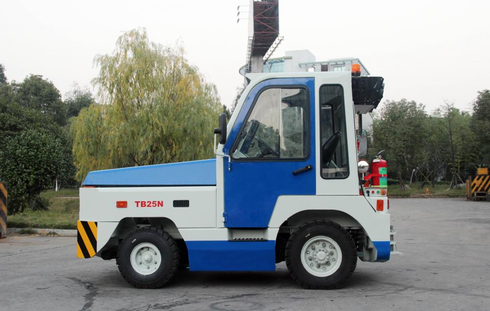 Towing Tractor With Cabin